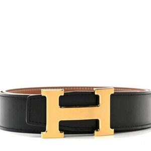 HERMES
Box Togo 32mm H Belt 80 32
Black/ Gold reversible